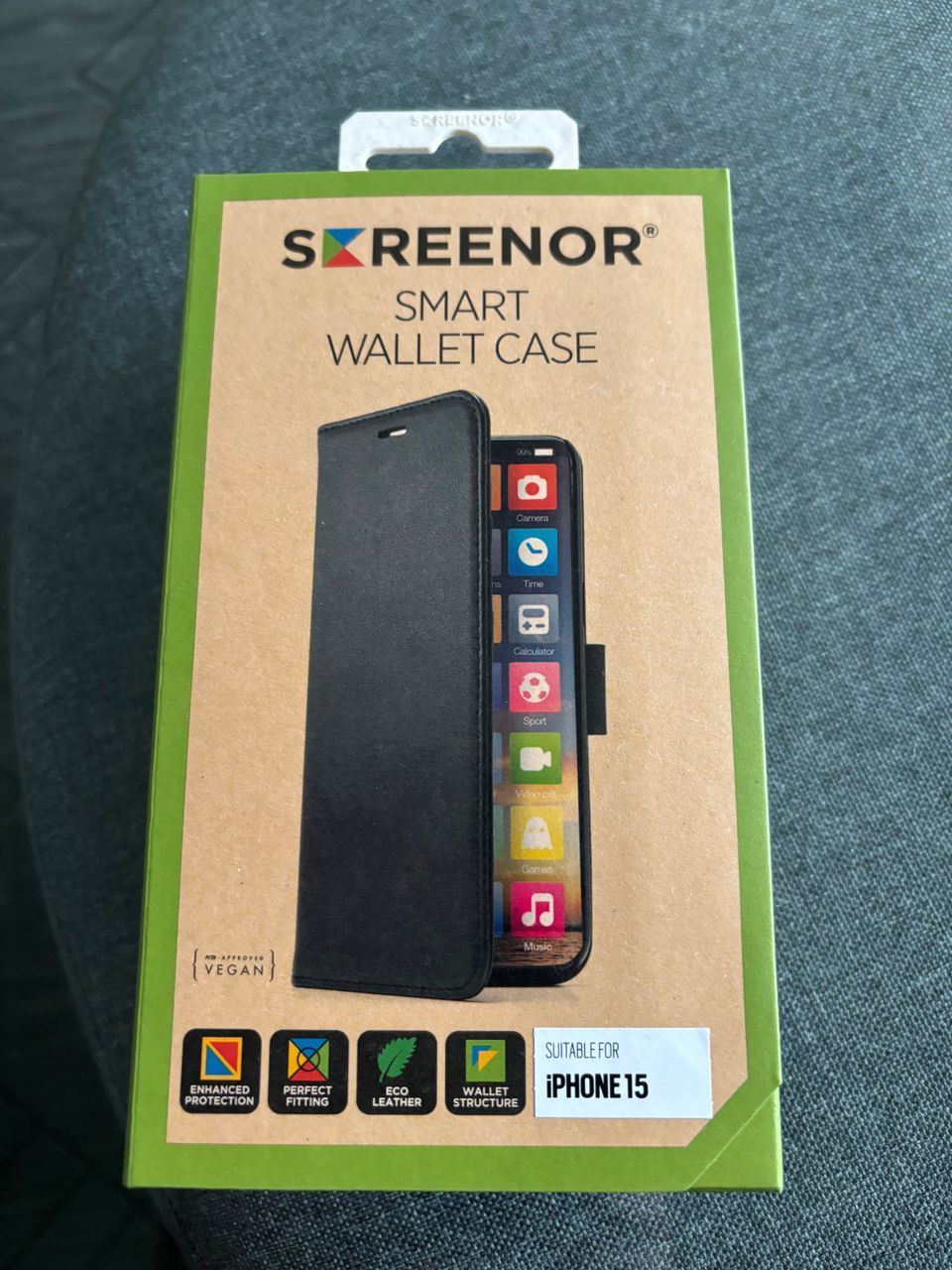 Screenor Smart wallet case iPhone 15