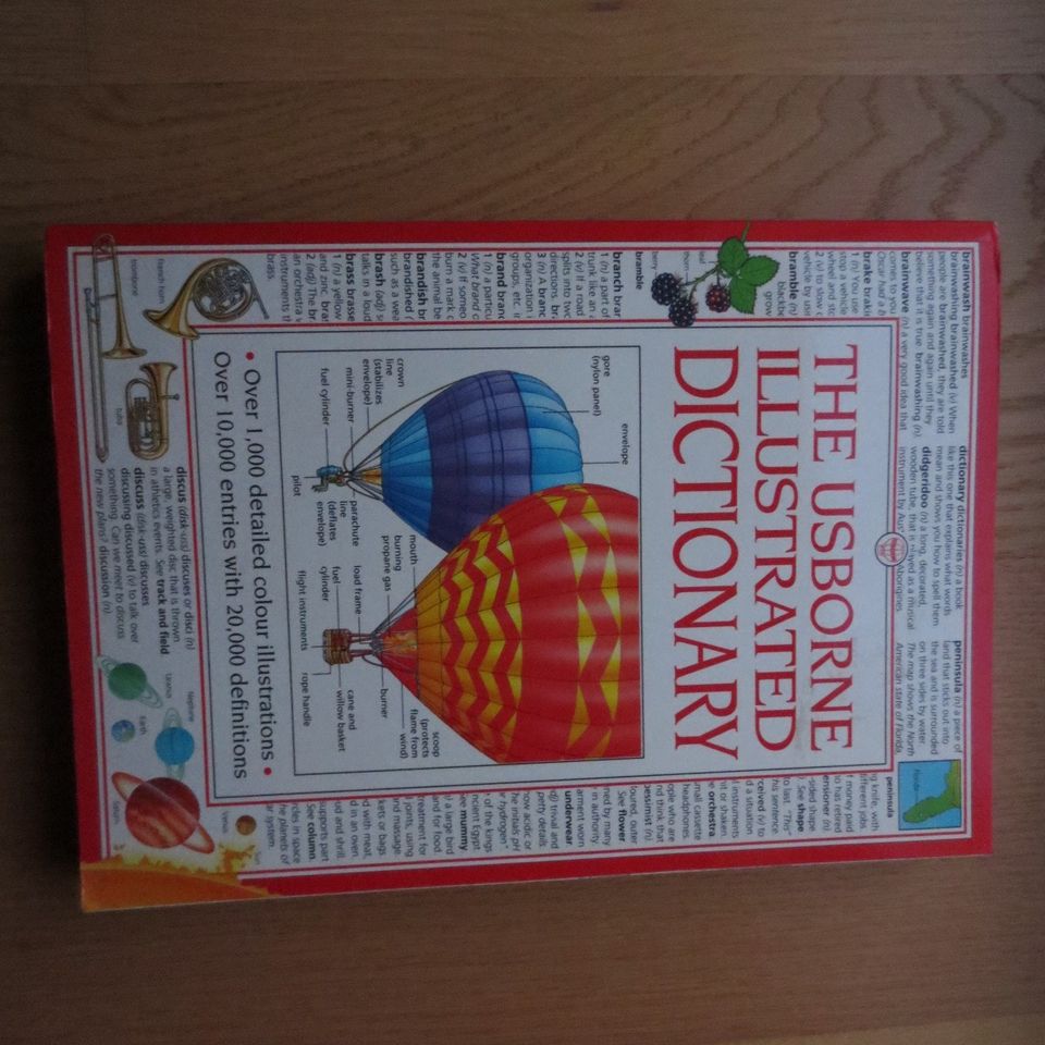 Usborne Illustrated Dictionary, englannin sanakirja