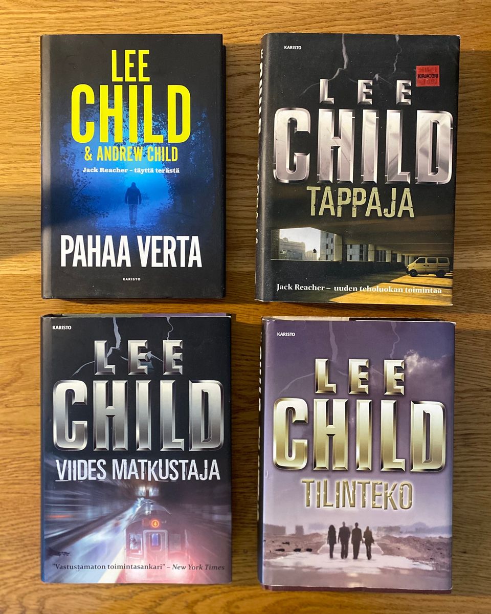 Lee Child / Jack Reacher 4 kpl