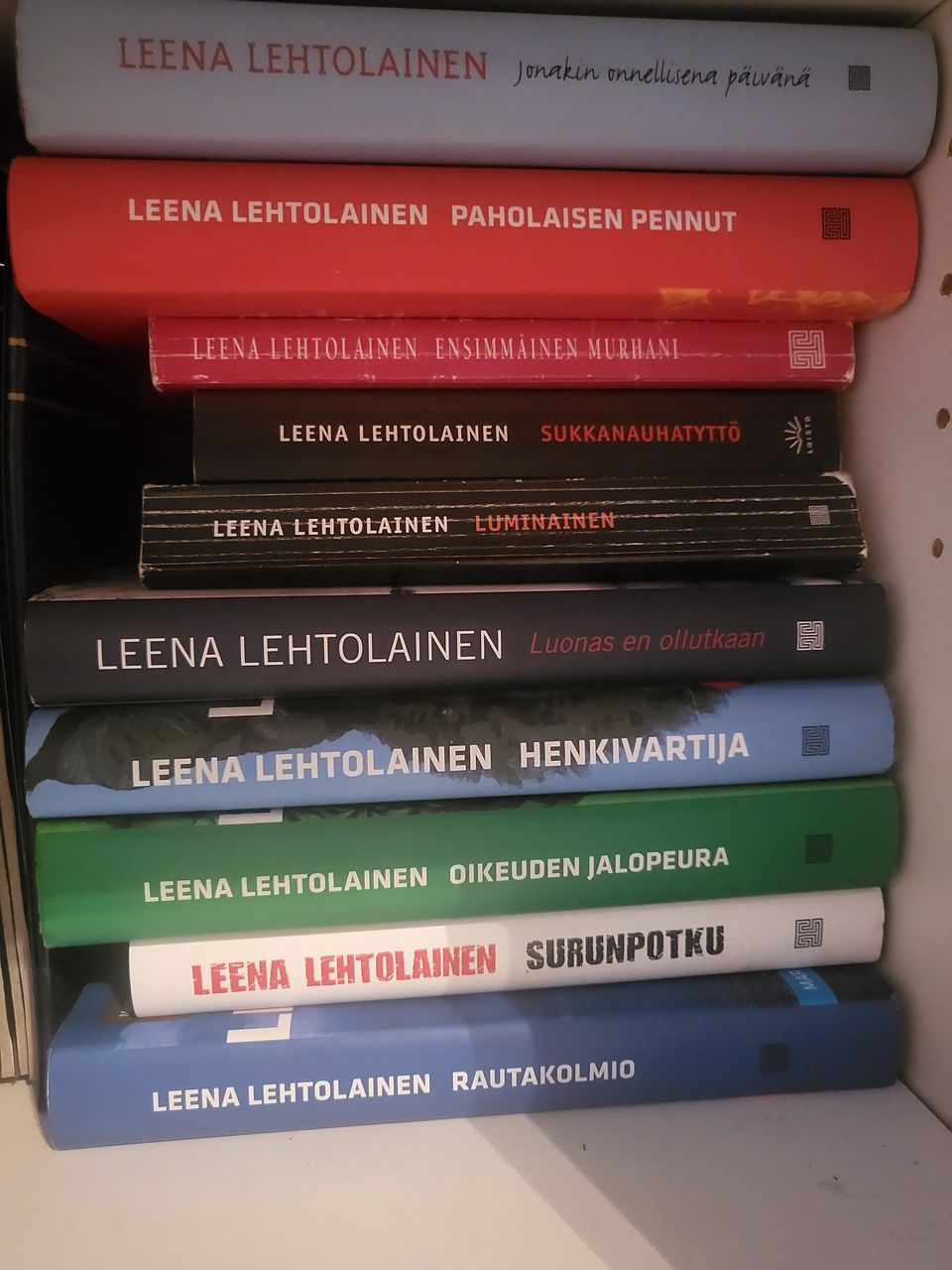 Leena Lehtolaisen Maria Kallio kirjoja