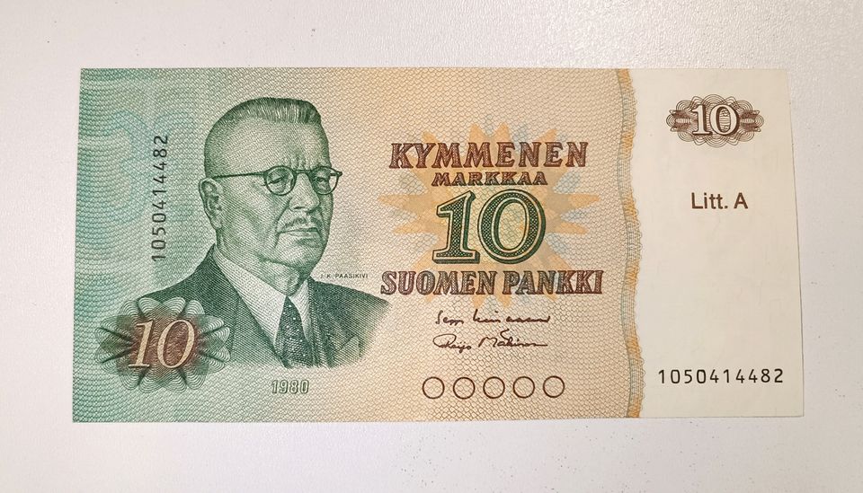Kymmenen markan seteli (1980)