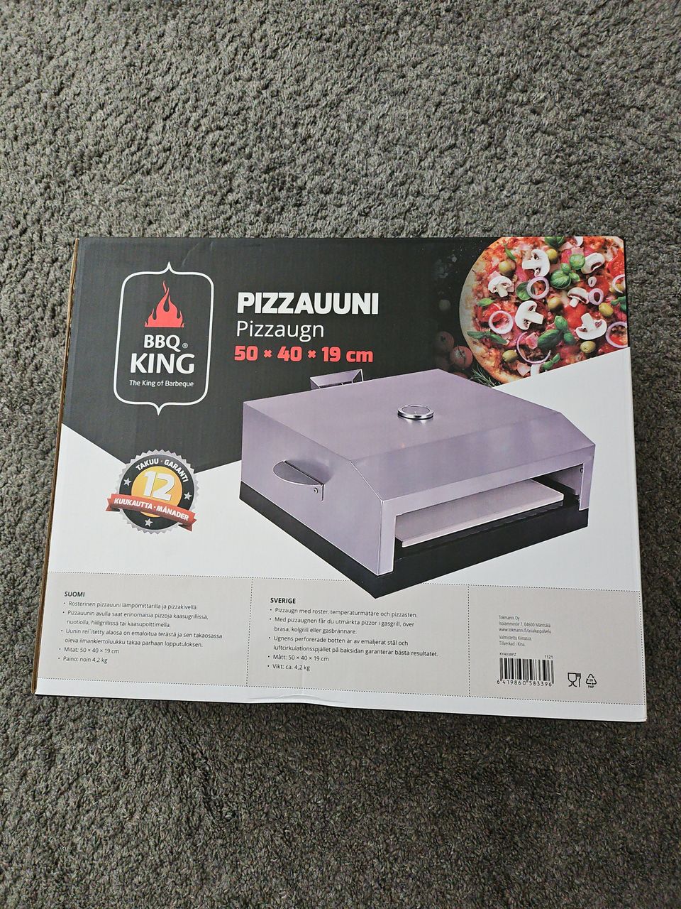 Uusi BBG King pizzauuni