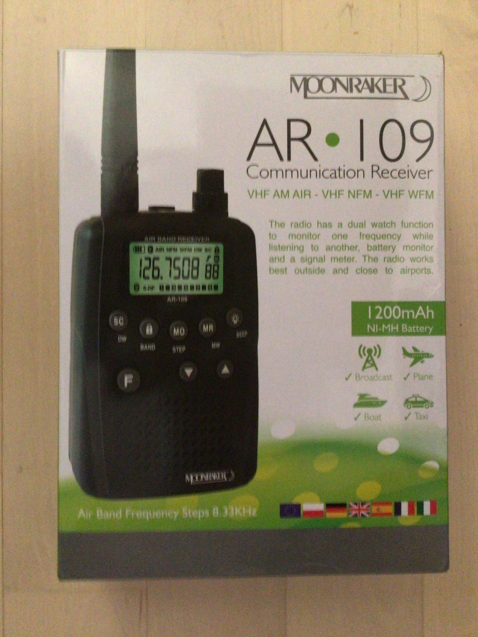 Moonraker AR-109 VHF-skanneri