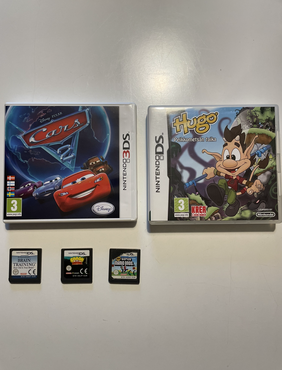 Nintendo DS ja 3DS pelejä