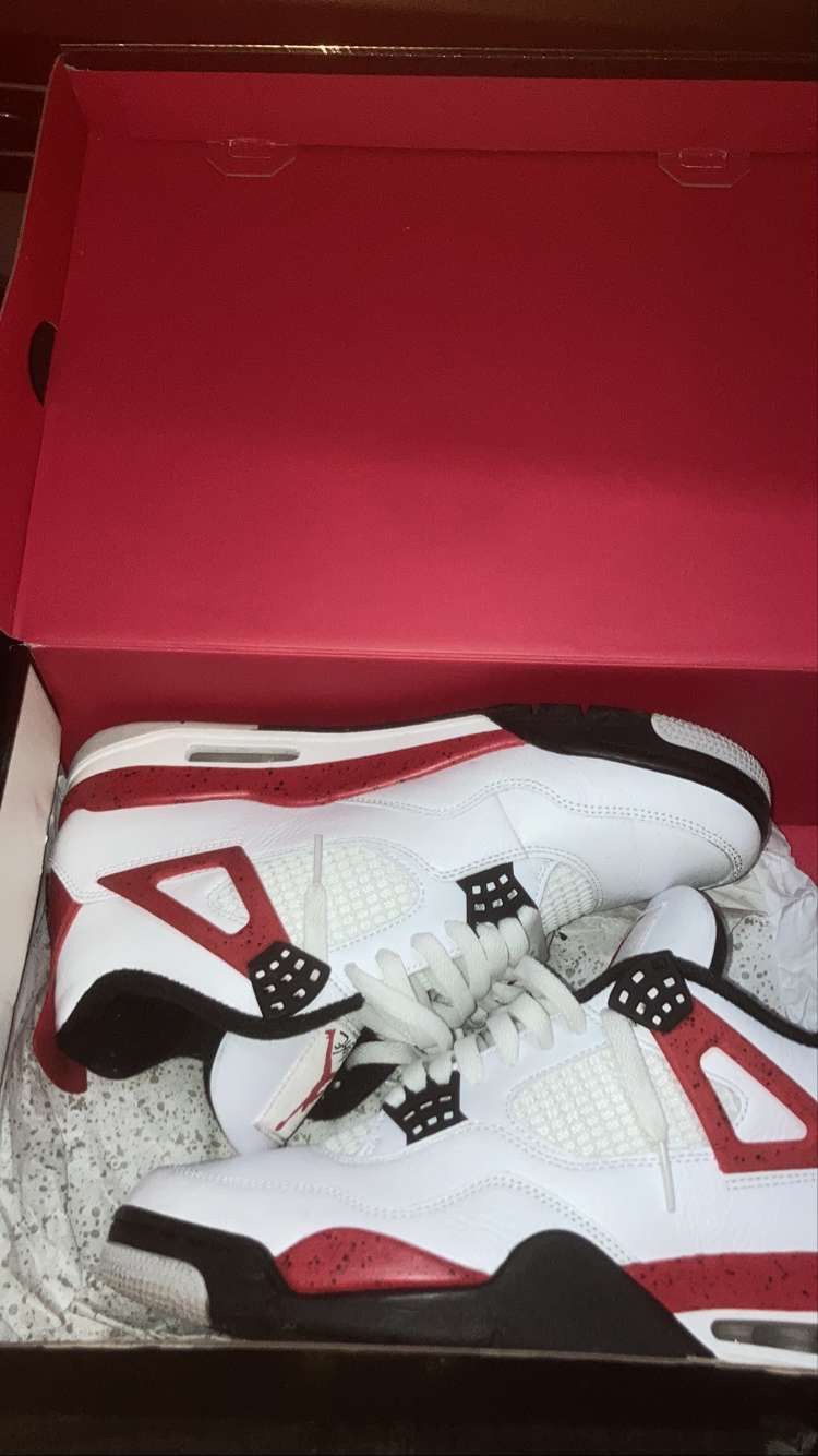 Jordan 4 red cement