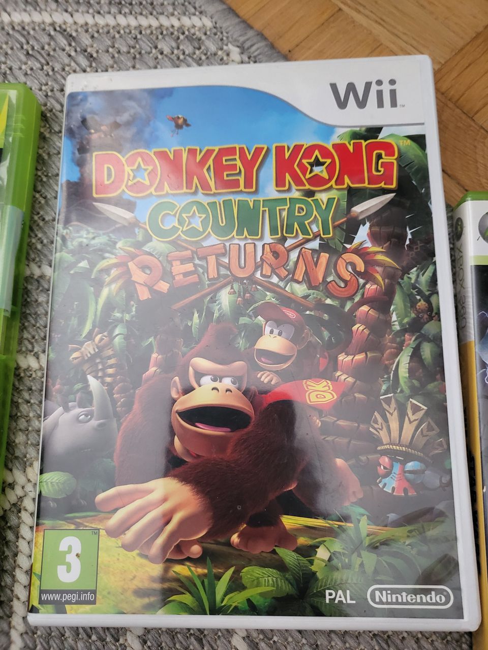 Donkey kong country returns wii peli