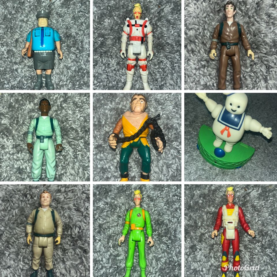 The Real Ghostbusters figuurit.