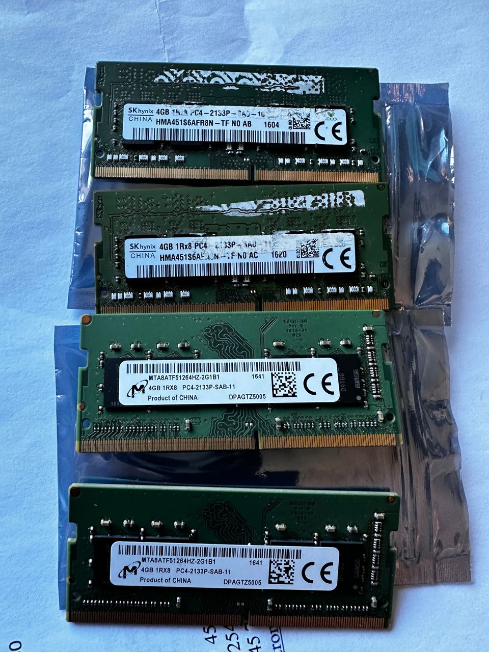 4GB SO-DIMM DDR4 (4kpl)