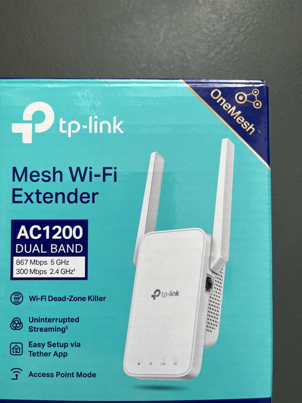 TP-link Mesh Wi-Fi Extender AC1200 Dual band