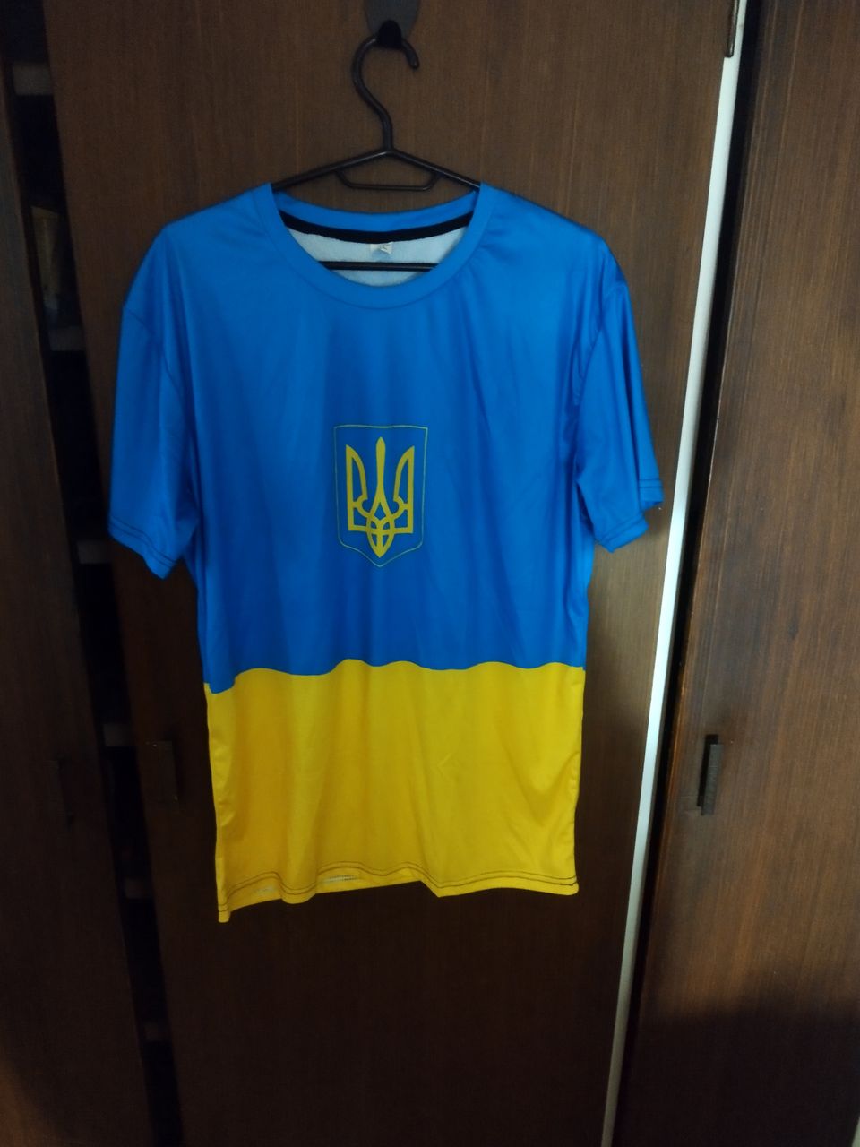 Ukraine Flag Printed Mens T Shirts Oversized