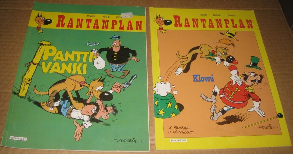 Rantanplan x3, Ankalliskirjasto 1, 2, 3, 5