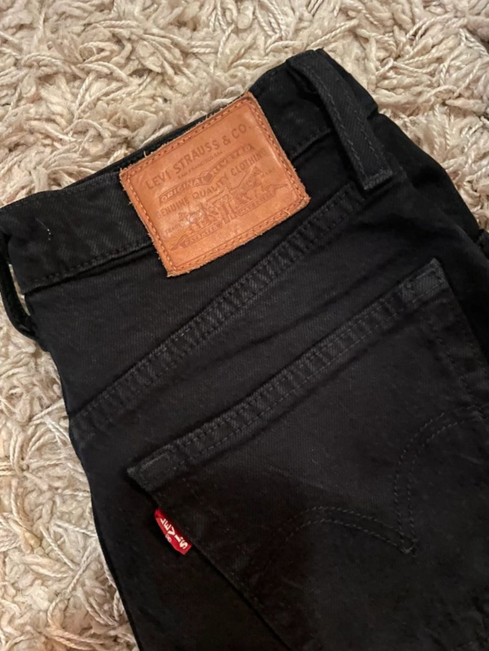 Levis ribcage straight jeans