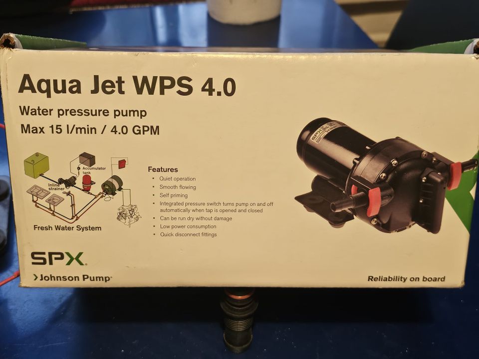Johnson Pump Aqua Jet WPS 4.0 pentteripumppu 12 V