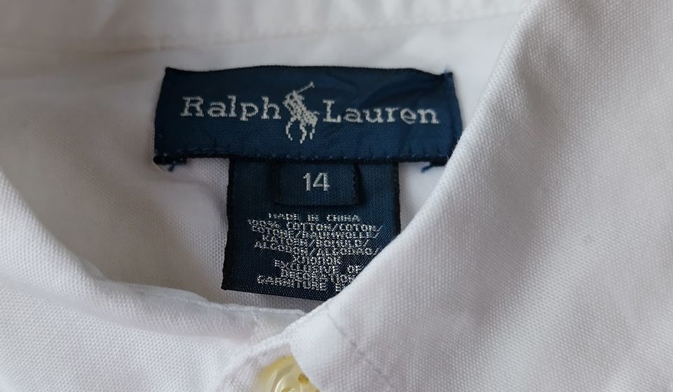 Pojan 160+ cm vaatteita Ralph Lauren jne.