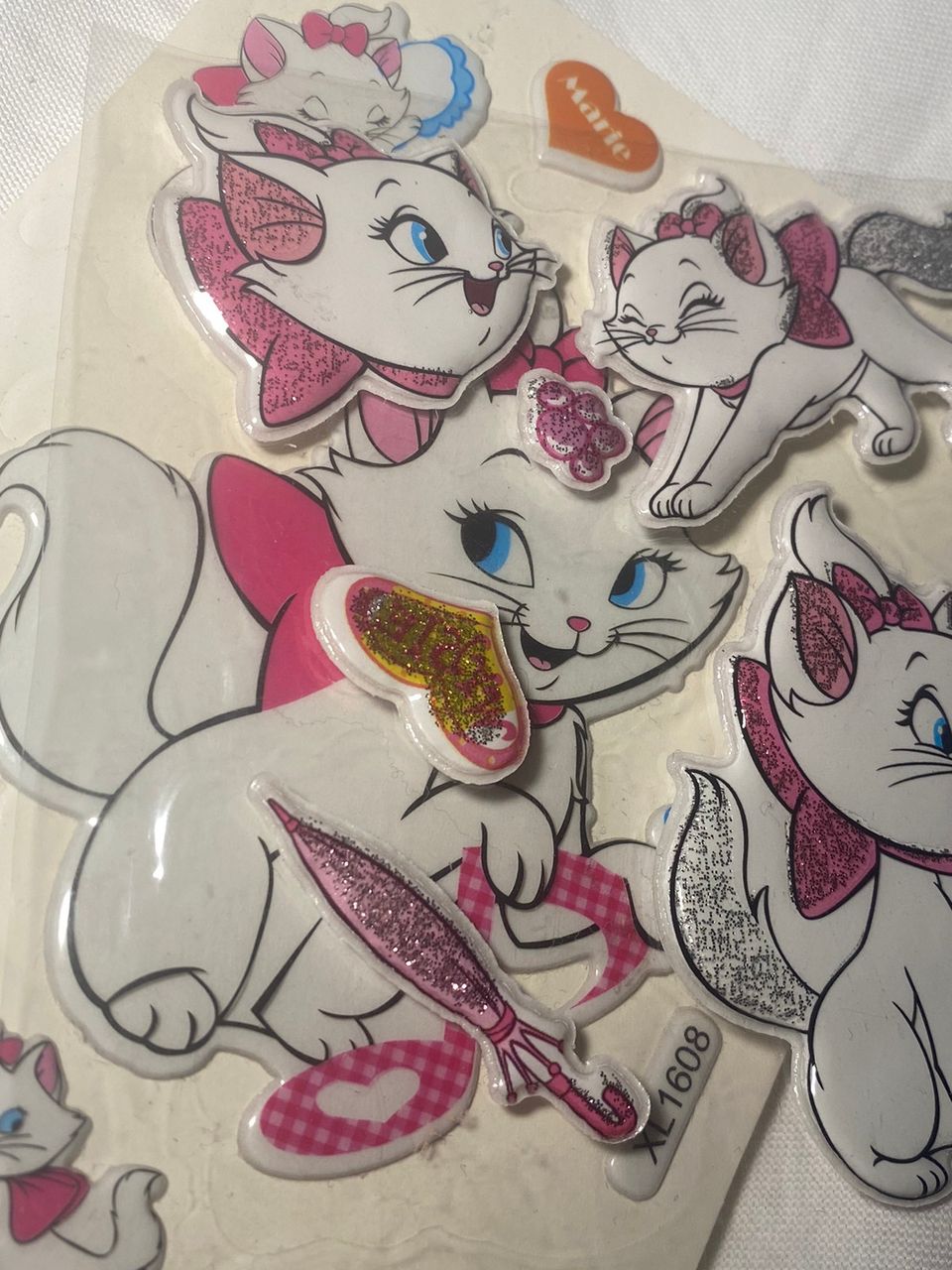 Disney Marie Aristokatit tarrat 13kpl - puffy stickers