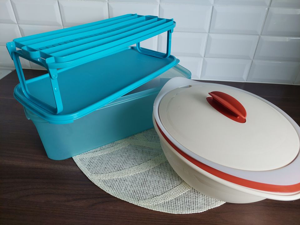 Tupperware Thermo duo ja kalan suolaus.