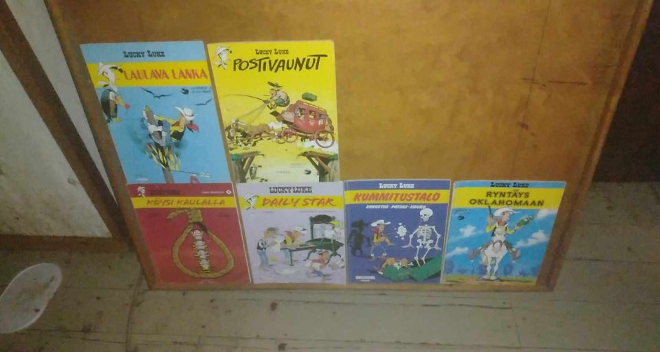 Lucky luke, Aku Ankka albumia