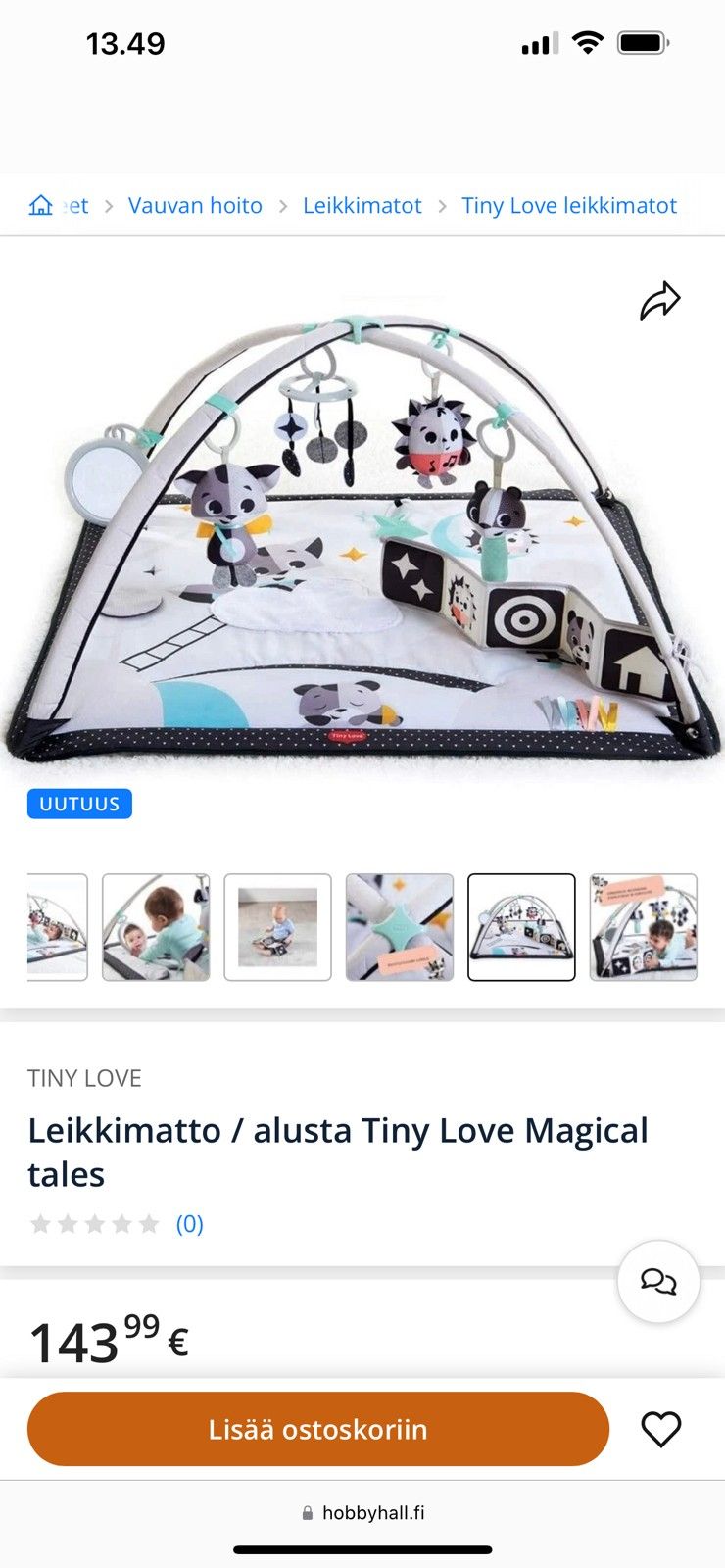 Tiny Love Magical Tales leikkimatto