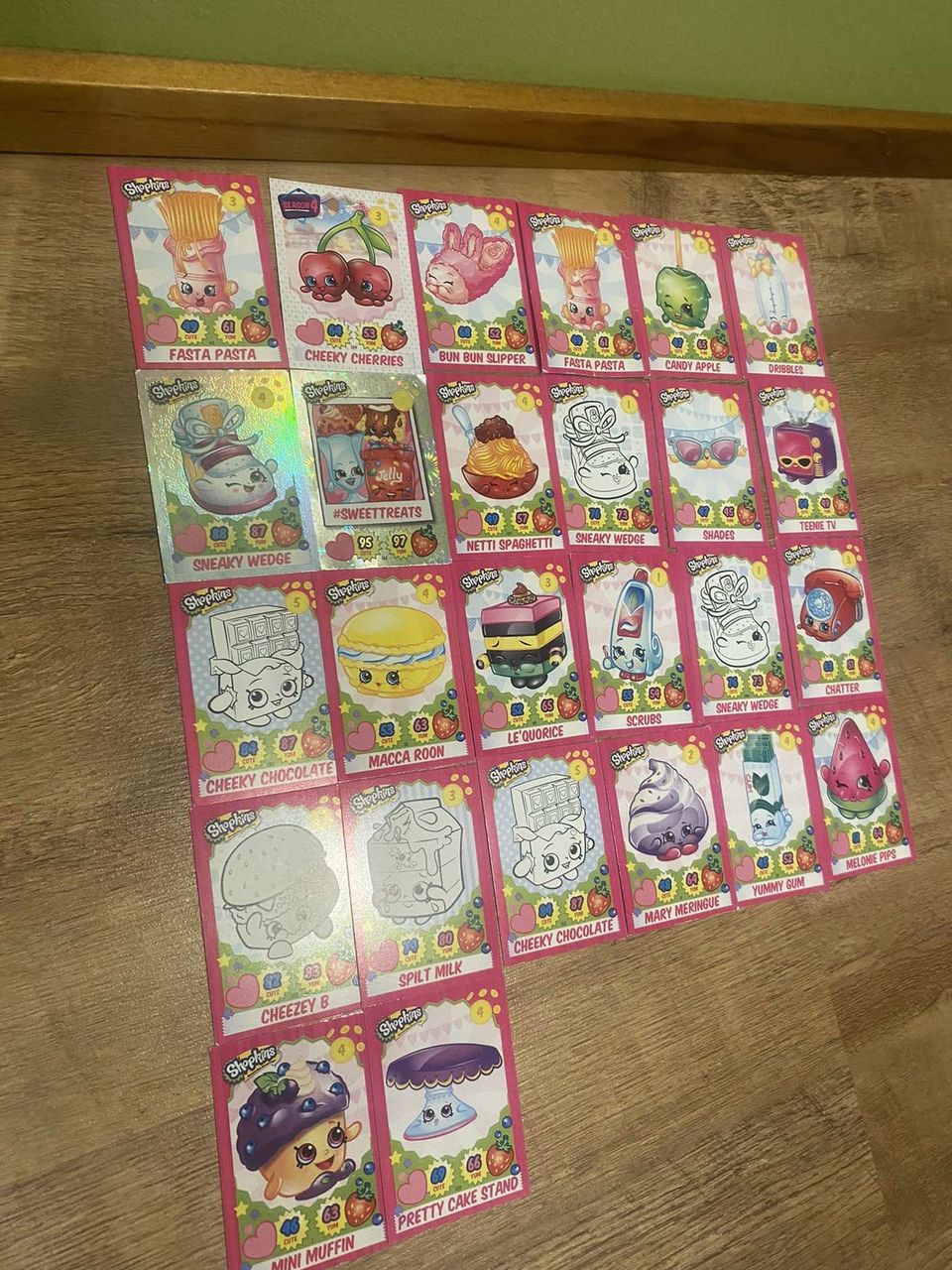 Veljen shopkins kortit