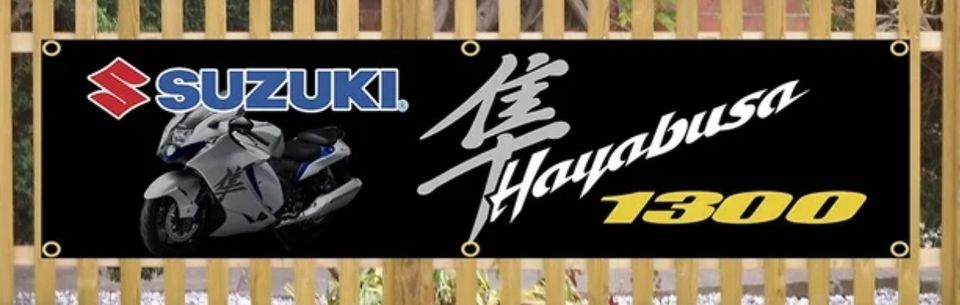 Suzuki Hayabusa seinälippu, useampi koko