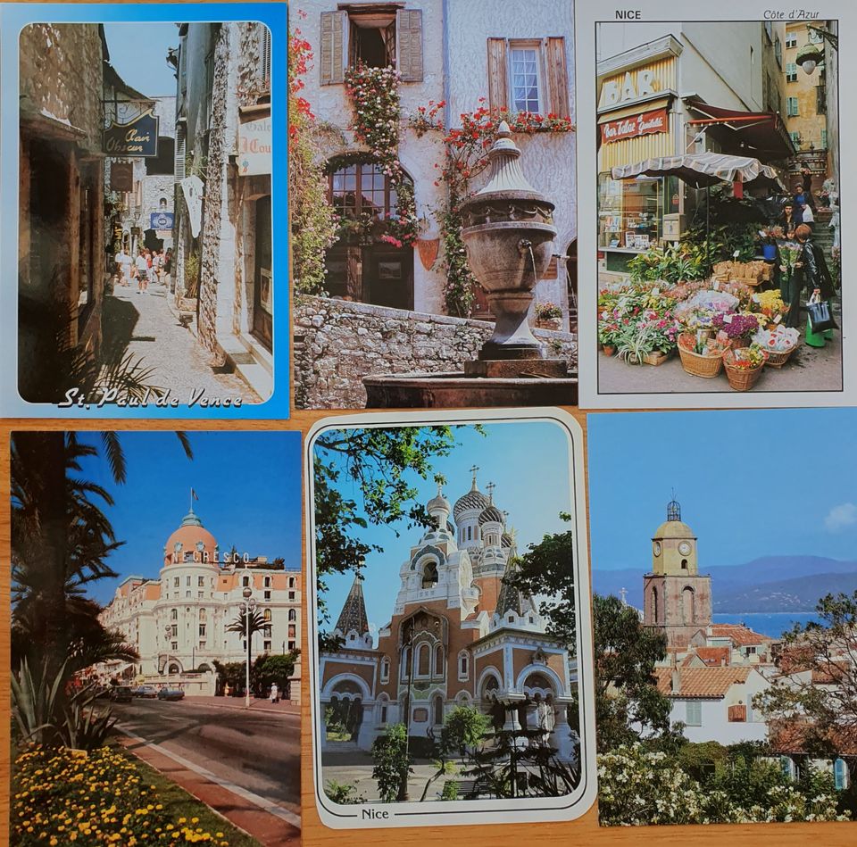 Ranskan Riviera, Monaco postikorttit