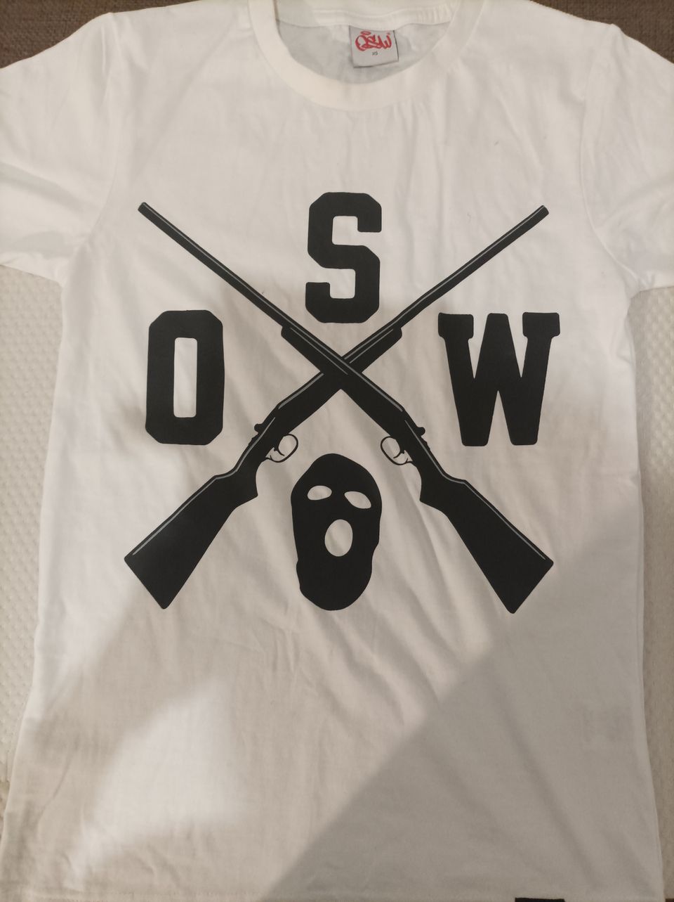 Osuma Streetwear valkoinen t-paita, OSW