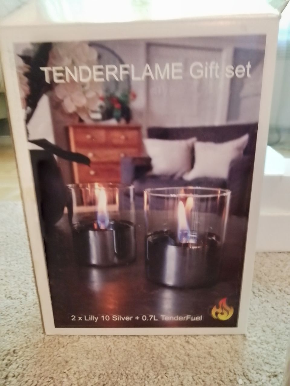 Tenderflame koristetuli 10 lilly silver