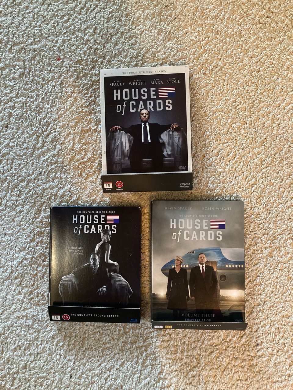 House of Cards, tuotantokaudet 1, 2 ja 3