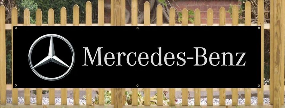 Mercedes-Benz seinälippu / Banneri