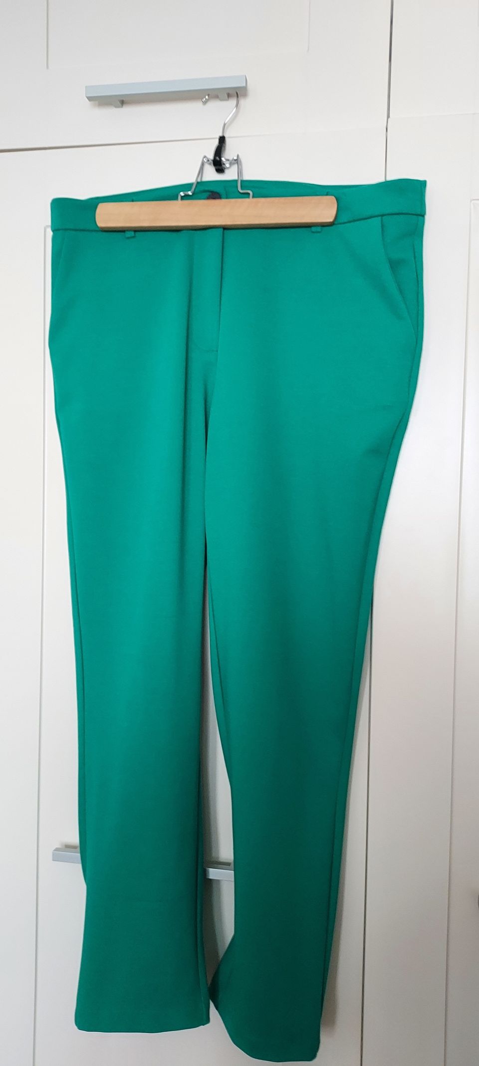 Freequent vihreät housut, pieni XL