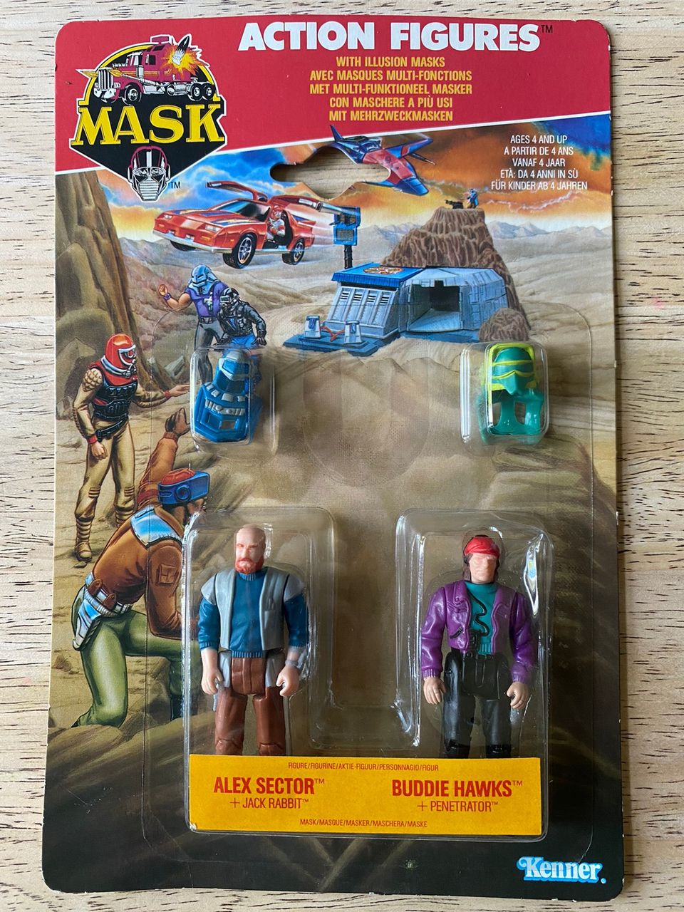 M.A.S.K.      - ACTION FIGURES -      ALEX SECTOR & BUDDIE HAWKS