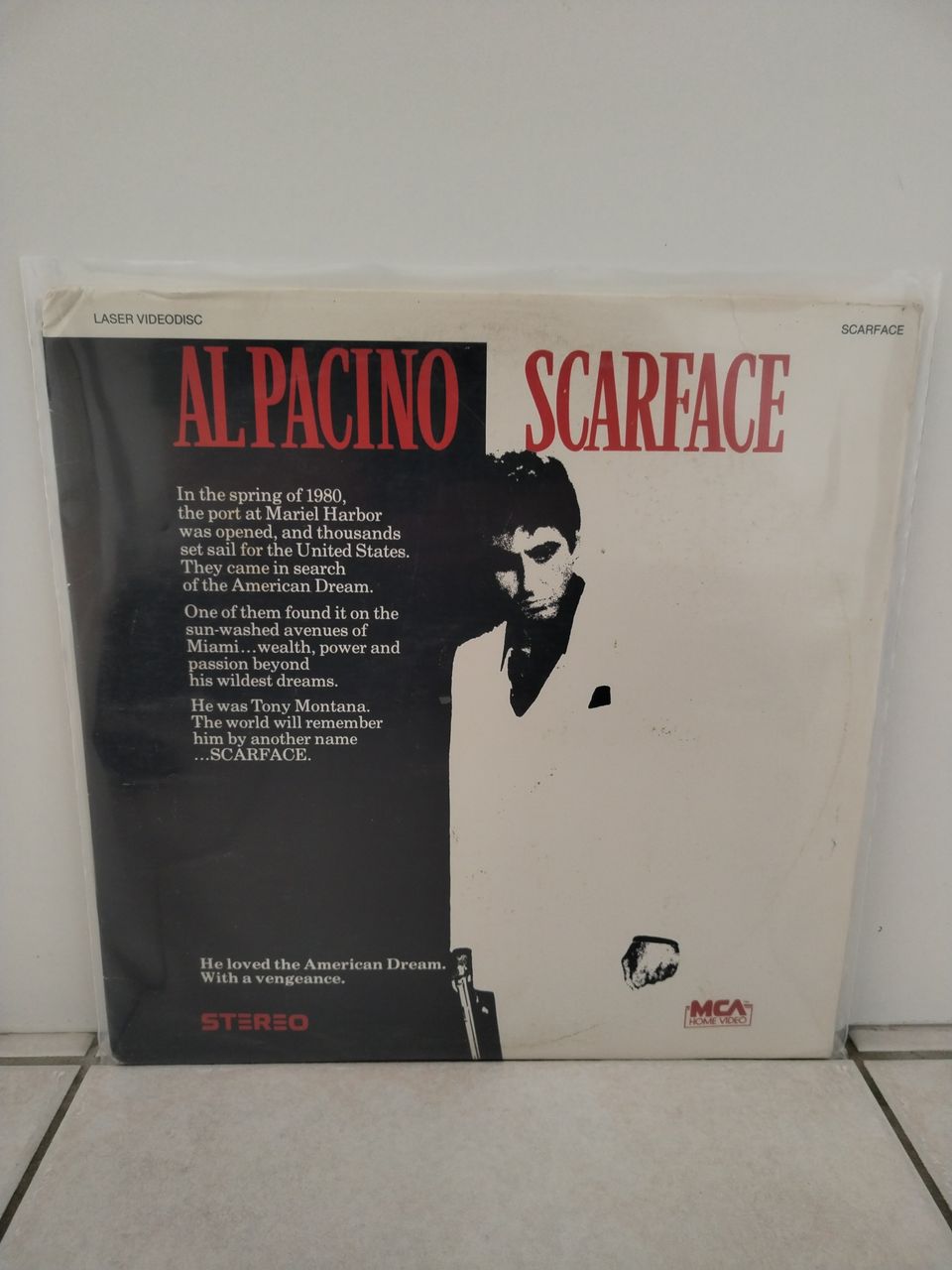 Scarface Laserdisc