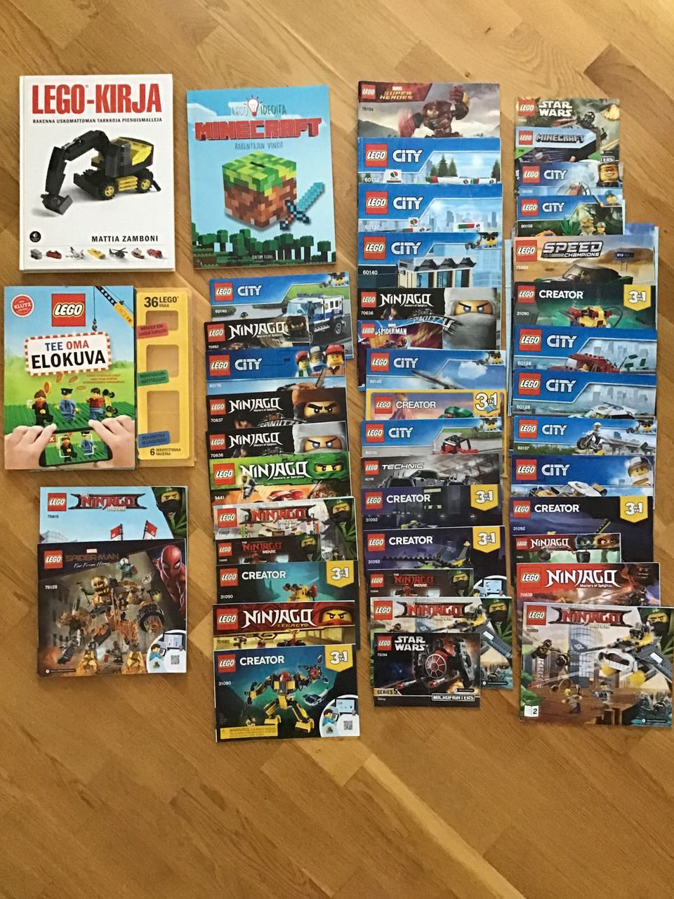 Lego kirjat ja ohjeet