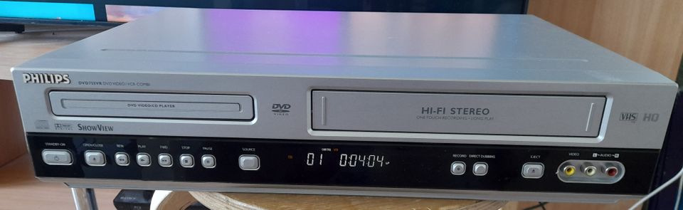 Philips DVD 755 VR DVD/VHS Video Compi Recorder