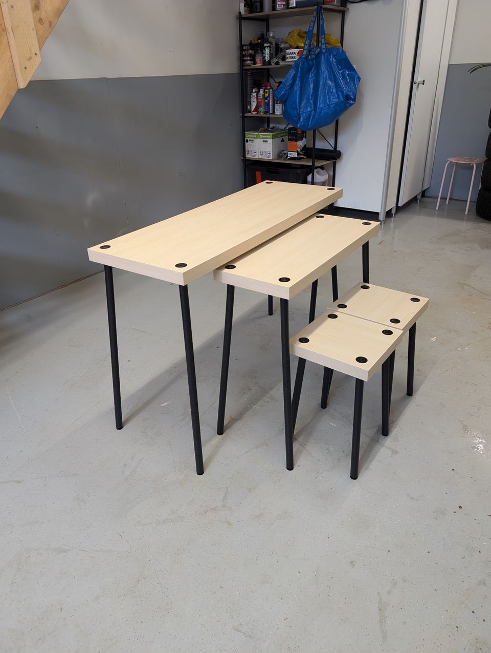 Ikea fridnäs pöytä ja jakkarat