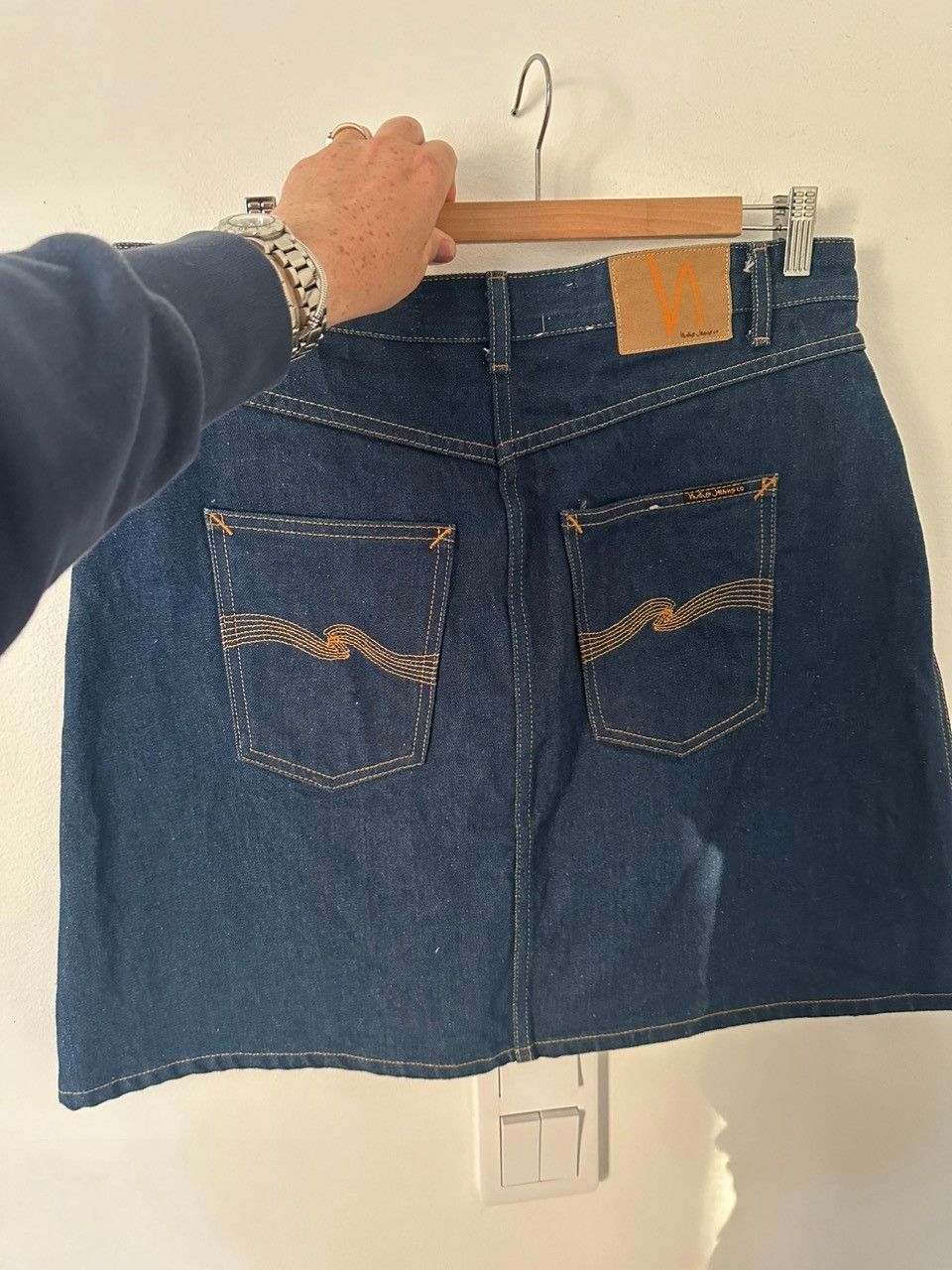 Nudie Jeans farkkuhame vyö 90,5 cm pit 48 cm
