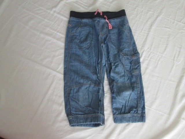 H&M farkkucaprit/shortsit 134/140cm