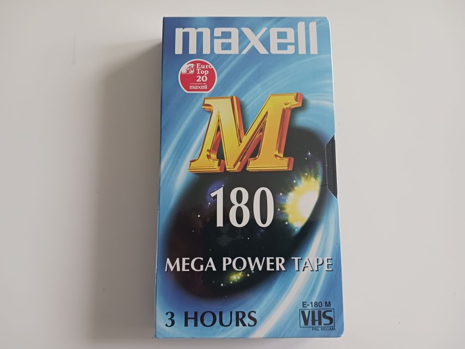 Maxell M-180 VHS videokasetti