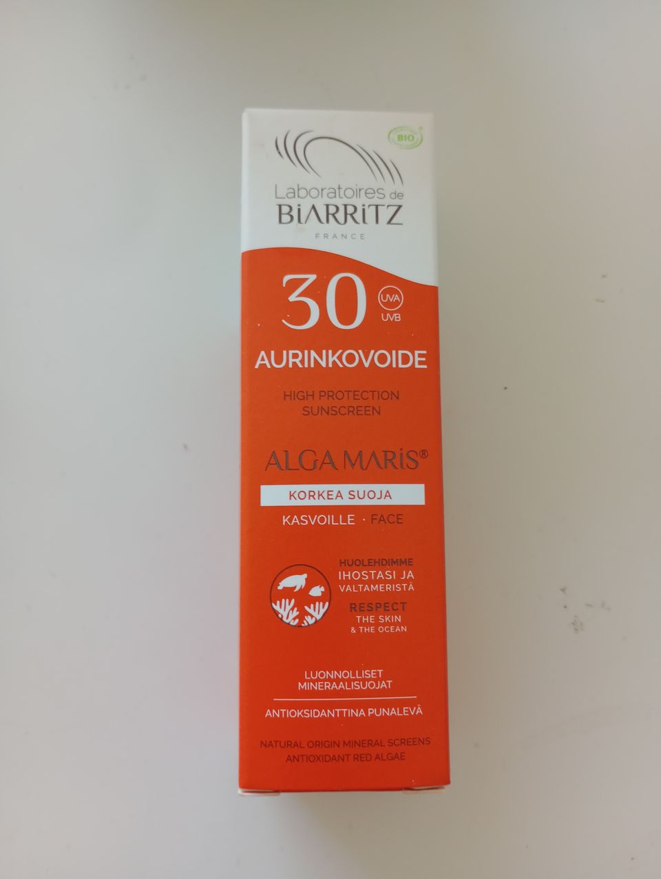 Alga Maris spf 30 uusi aurinkorasva