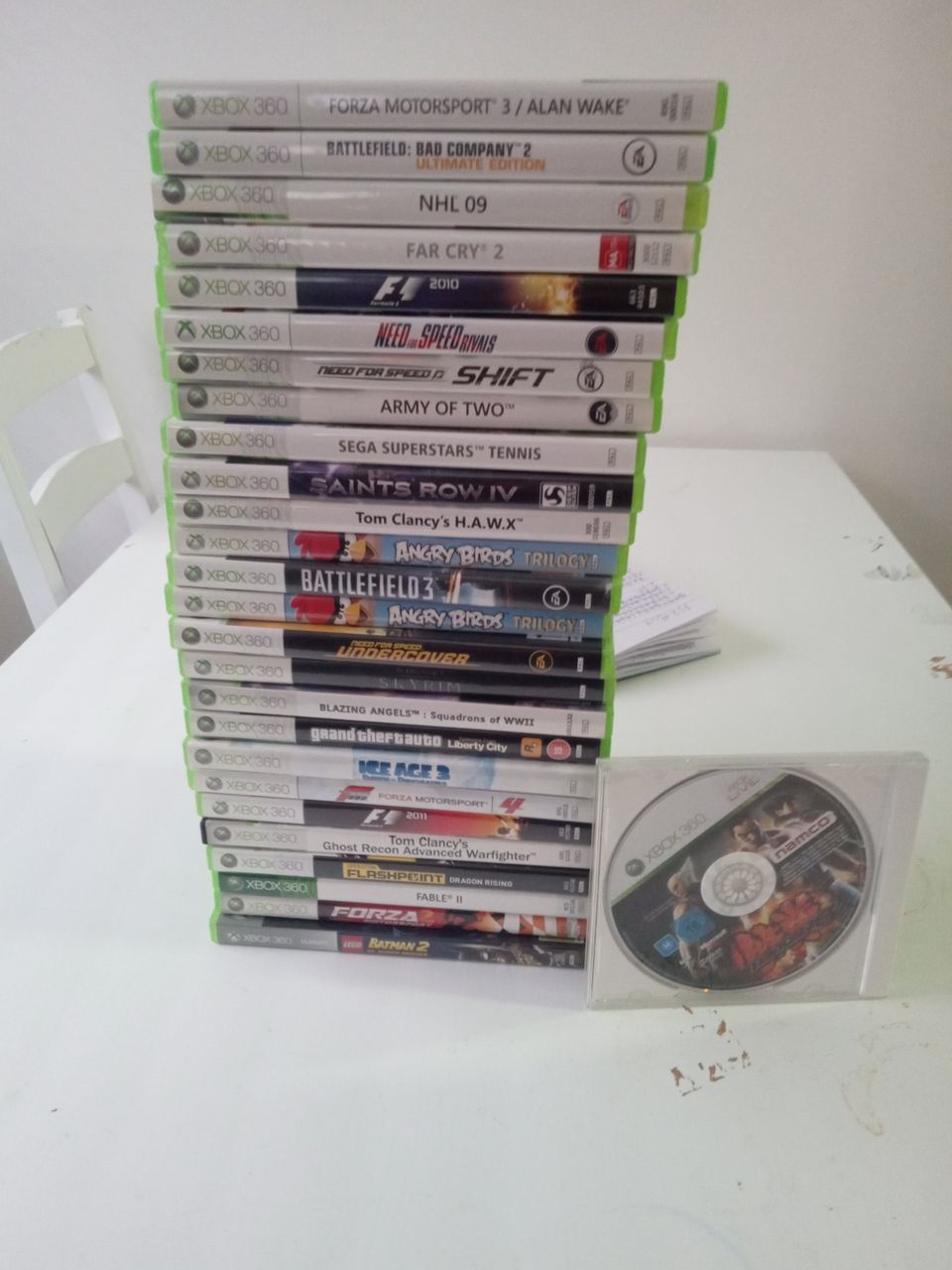 Xbox 360 pelit hinnat yksittäin ilmoituksessa