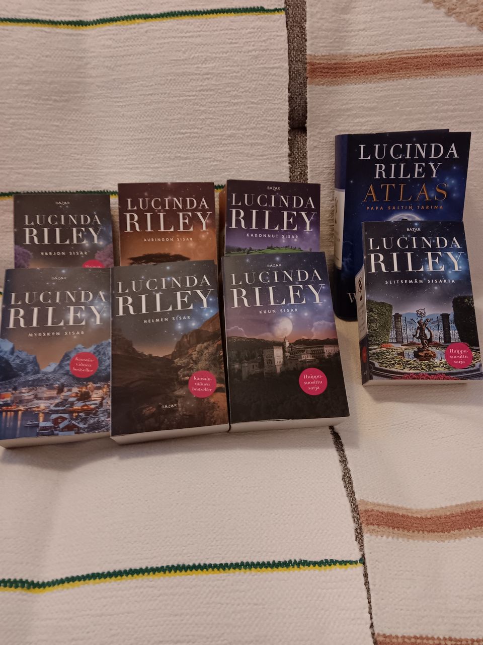 Lucinda Rileyn seitsemän sisarta kirjat