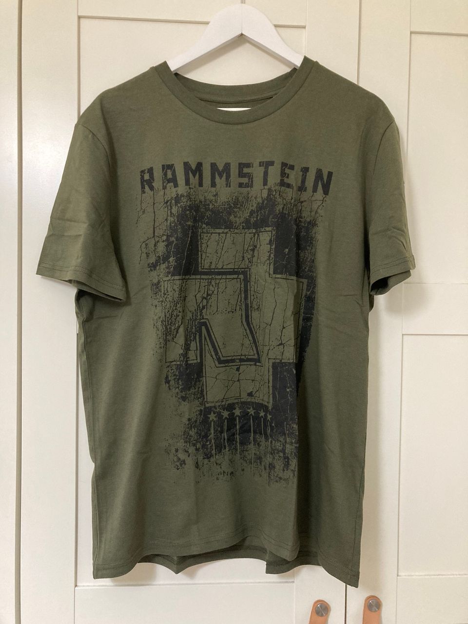 Rammstein bändipaita L (army green)