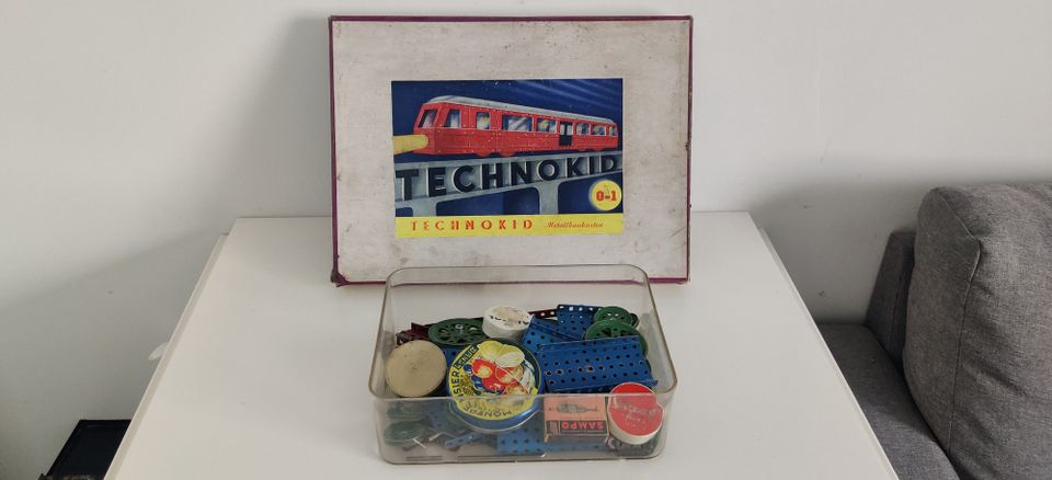 Technokid Metallirakennussarja Nro.0-1 (1950-luku)