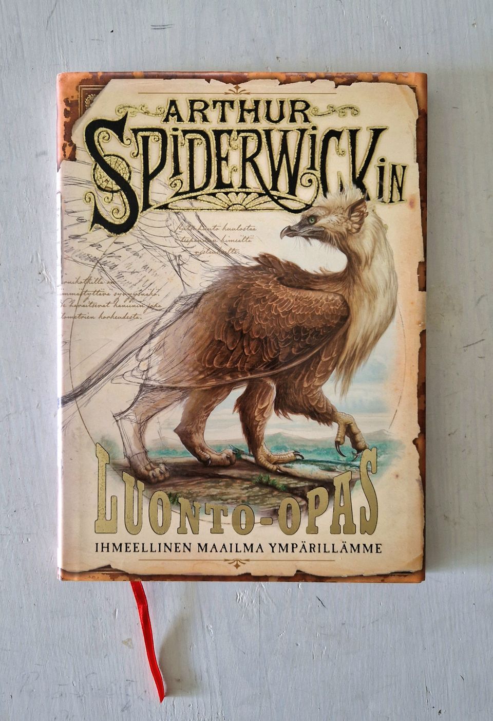 Arthur Spiderwickin luonto-opas –”tiedekirja”, nidottu