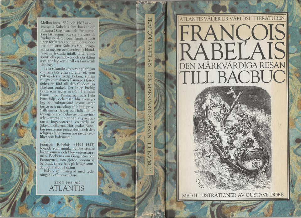 Francois Rabelais - Gustave Doré: Den märkvärdiga resan till Bacbuc.