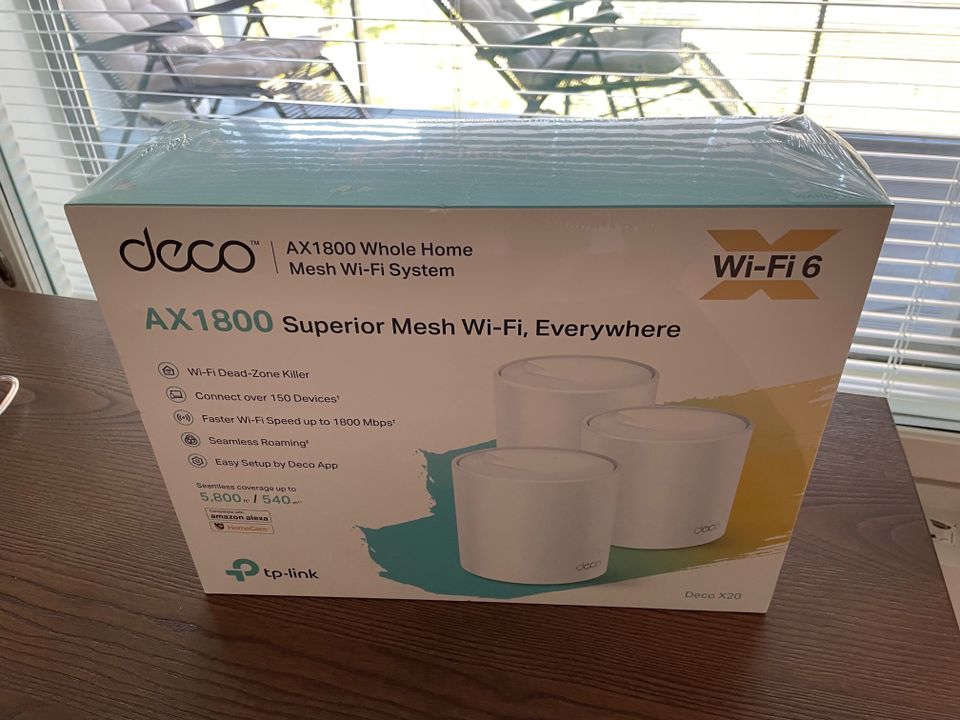 TP-LINK Deco X20 WiFi 6 - Mesh 3-pack