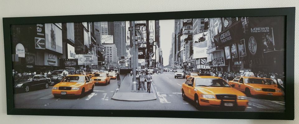 New York -taulu, 125x45 cm.