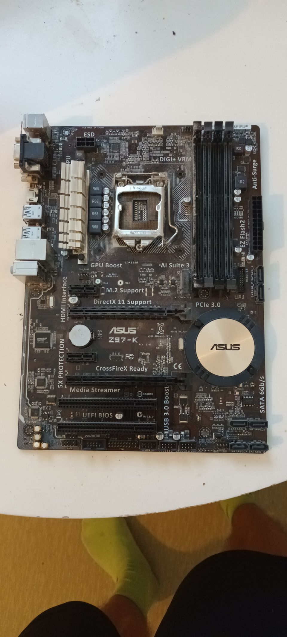 Asus Z97-K LGA1150 emolevy