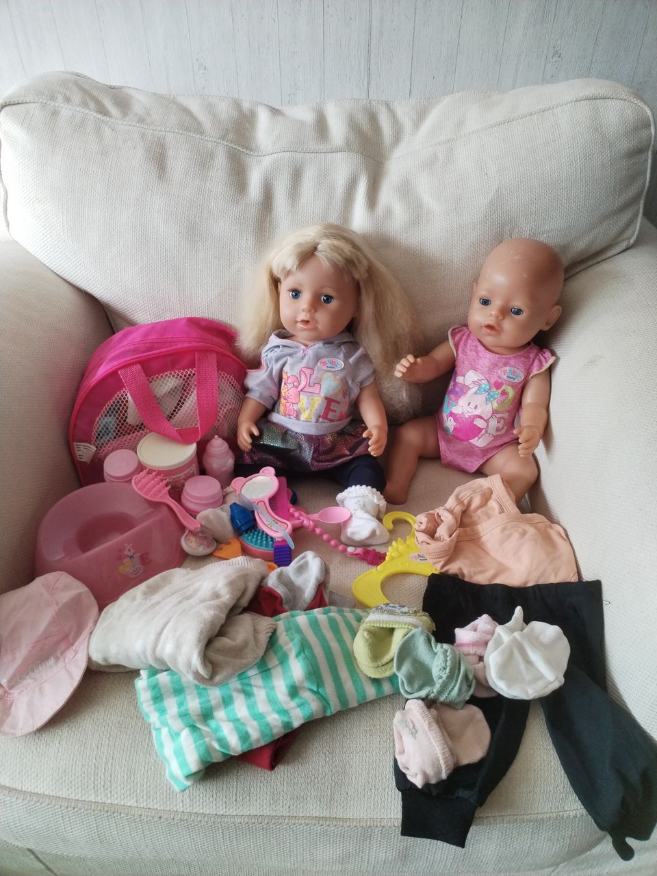 Baby born nuket ja tavaroita