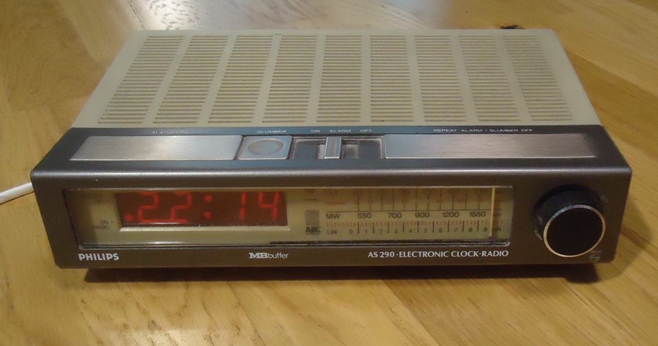 Philips AS 290 MB buffer kelloradio